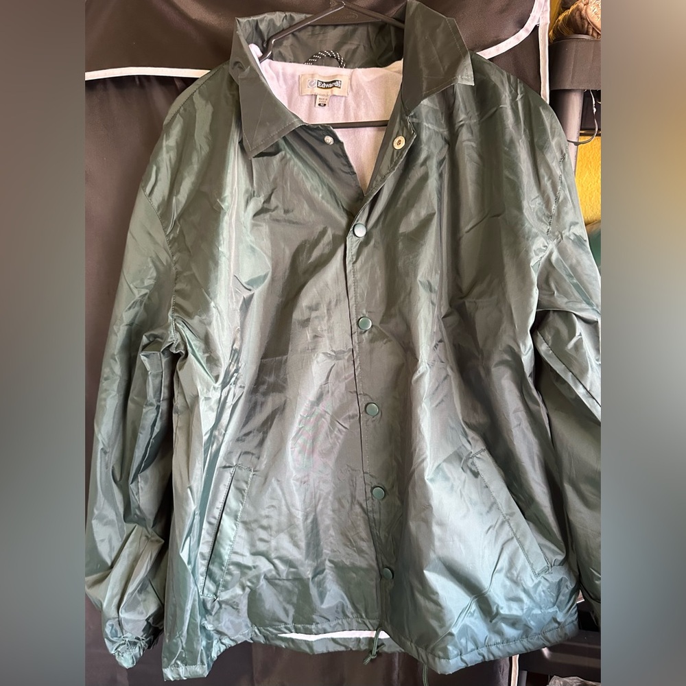 Edwards wind breaker jacket men’s medium- new
